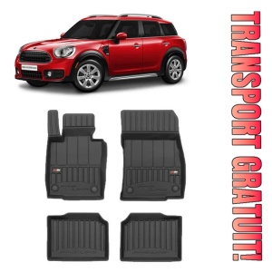 Mini Countryman I, Suv, Din 09.2010 - 01.2017 , Set Covorase Auto Tip Tavita Premium 3D, din cauciuc