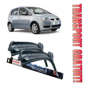 Mitsubishi Colt Set 2 stergatoare parbriz Bosch Bosch Aerotwin compatibile cu Mitsubishi Colt 2004-2012 (60 cm / 34 cm)