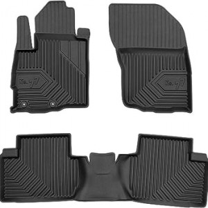 Mitsubishi Outlander II Din 03.2007 - 08.2012, Suv , Set Covorase Auto Tip Tavita Premium 3D, din cauciuc accesorii pentru autoturismul tau - masina v163881