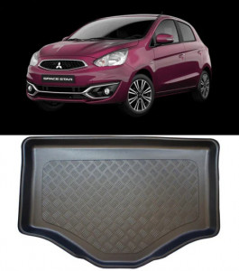 Mitsubishi Space Star Hatchback din 03.2013 - 2017, Tavita Pentru Portbagaj Lux Premium Dedicata, Portbagaj Inferior *1 accesorii pentru autoturismul tau - masina v188492