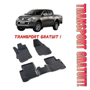 Mitsubishi Triton Tornado 2015-2019 Set 4 covorase auto din cauciuc tip tavita premium line 3D - Transport Gratuit!