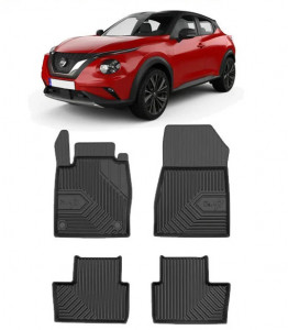 Nissan Juke II Din 09.2019 - Prezent, Suv , Set Covorase Auto Tip Tavita Premium 3D, din cauciuc accesorii pentru autoturismul tau - masina v168288