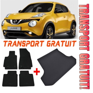 Nissan Juke Set Covorase + tavita portbagaj auto Nissan Juke II fabricatie 09.2019 - prezent, caroserie suv