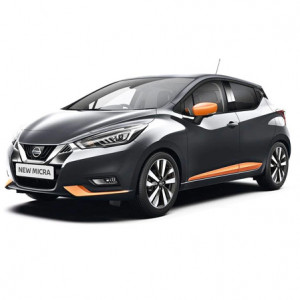 Nissan Micra K14 Din 03.2017 - Prezent, Hatchback , Set Covorase Auto Tip Tavita Premium 3D, din cauciuc accesorii pentru autoturismul tau - masina v167931