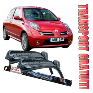 Nissan Micra Set 2 stergatoare parbriz Bosch Bosch Aerotwin compatibile cu Nissan Micra 2003-2010 (53 cm / 45 cm)