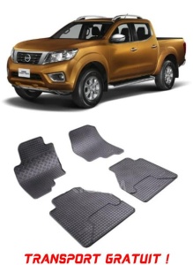 Nissan Navara, Pick-Up, fabricat din 2005 - 2010, set covorase auto dedicate, din cauciuc 100% Premium - Transport Gratuit accesorii pentru autoturismul tau - masina v38696