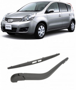 Nissan Note Brat stergator pentru luneta spate cu lamela 315 mm, compatibil cu Nissan Note Hatchback fabricat intre 2006-2012, calitate extra accesorii pentru autoturismul tau - masina v92213