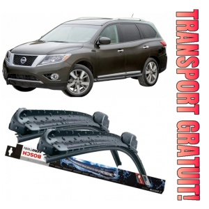 Nissan Pathfinder Set 2 stergatoare parbriz Bosch Bosch Aerotwin compatibile cu Nissan Pathfinder 2013 (65 cm / 40 cm)