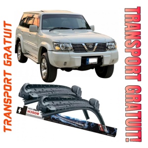 Nissan Patrol Gr V Platform/Chassis Set 2 stergatoare parbriz Bosch Aerotwin 600/475mm compatibile cu Nissan PATROL GR V Platform/Chassis (Y61) (2007) (50 cm / 50 cm)