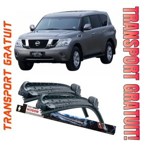 Nissan Patrol Set 2 stergatoare parbriz Bosch Bosch Aerotwin 60 cm/45 cm compatibile cu Nissan Patrol VI (Y62) din 2010 (60 cm / 45 cm)