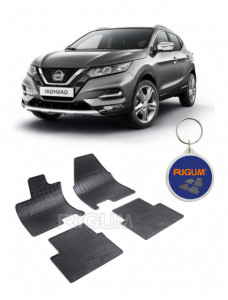 Nissan Qashqai +2, Suv, fabricat din 10.2008 - 01.2014, set covorase auto dedicate, din cauciuc 100% Premium accesorii pentru autoturismul tau - masina v159849
