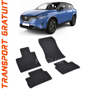 Nissan Qashqai III fabricat din 06.2021 - Prezent, Suv, set covorase auto dedicate, din cauciuc 100% Premium accesorii pentru autoturismul tau - masina v150177