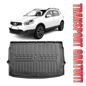 Nissan Qashqai (J11) Cu Podea Inalta (2014-2017) Tavita cauciuc pentru protectie portbagaj