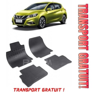 Nissan TIIda, Hatchback, fabricat din 2007 - 12.2011, set covorase auto dedicate, din cauciuc 100% Premium - Transport Gratuit