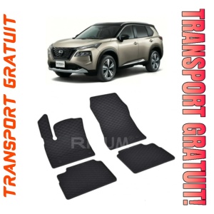 Nissan X-Trail E-Power fabricat din 2023 - Prezent, Suv, set covorase auto dedicate, din cauciuc 100% Premium