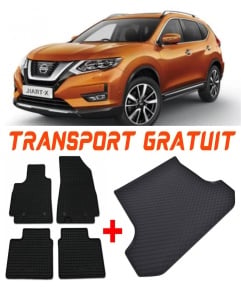 Nissan X-Trail Set Covorase + tavita portbagaj auto Nissan X-Trail e-Power fabricatie 2023 - prezent, caroserie suv, 5 locuri accesorii pentru autoturismul tau - masina v192