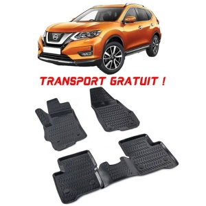 Nissan Xtrail (T32) III 2013-2021 Set 4 covorase auto din cauciuc tip tavita premium line 3D - Transport Gratuit! accesorii pentru autoturismul tau - masina v48634