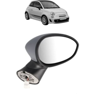 Oglinda Dreapta ABARTH 500C / 595C / 695C din 2008 - 2016, Auto, Reglaj electric, Completa - Img 2