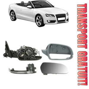 Oglinda Dreapta AUDI A5 Convertible (8F7) din 2009 - 2017, Auto, Reglaj electric, Completa