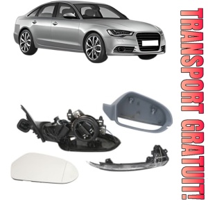 Oglinda Dreapta AUDI A6 C7 (4G2, 4GC) din 2010 - 2018, Auto, Reglaj electric, Completa