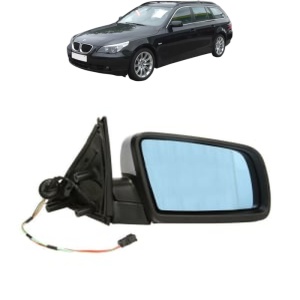 Oglinda Dreapta BMW Seria 5 Touring (E61) din 2004 - 2010, Auto, Reglaj electric, Completa - Img 2
