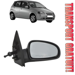 Oglinda Dreapta CHEVROLET AVEO / KALOS Hatchback (T200) din 2003 - 2008, Auto, Reglaj mecanic, Completa