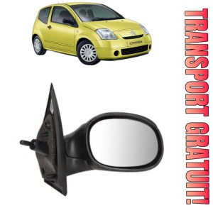 Oglinda Dreapta CITROEN C2 ENTERPRISE (JG_) din 2003 - 2009, Auto, Reglaj mecanic, Completa