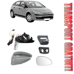 Oglinda Dreapta CITROEN C4 I (LC_) din 2004 - 2012, Auto, Reglaj electric, Completa