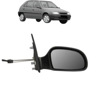 Oglinda Dreapta CITROEN SAXO (S0, S1) din 1996 - 2004, Auto, Reglaj mecanic, Completa - Img 2