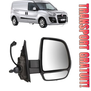 Oglinda Dreapta FIAT DOBLO Bus (263_) din 2010 - 2023, Auto, Reglaj mecanic, Completa