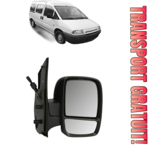 Oglinda Dreapta FIAT SCUDO Bus (220_) din 1996 - 2006, Auto, Reglaj mecanic, Completa