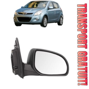Oglinda Dreapta HYUNDAI i20 I (PB, PBT) din 2008 - 2015, Auto, Reglaj electric, Completa