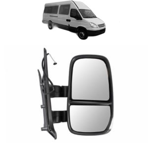 Oglinda Dreapta IVECO DAILY IV Bus din 2006 - 2011, Auto, Reglaj manual, Completa - Img 2