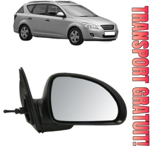 Oglinda Dreapta KIA CEE'D SW (ED) din 2007 - 2012, Auto, Reglaj mecanic, Completa