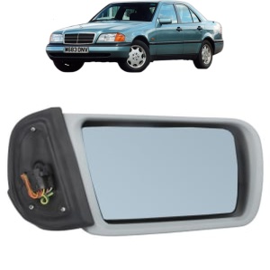 Oglinda Dreapta MERCEDES-BENZ C-CLASS (W202) din 1993 - 2000, Auto, Reglaj electric, Completa - Img 2