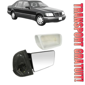 Oglinda Dreapta MERCEDES-BENZ S-CLASS (W140) din 1991 - 1998, Auto, Reglaj electric, Completa