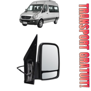 Oglinda Dreapta MERCEDES-BENZ SPRINTER 3-t Bus (B906) din 2006 - 2019, Auto, Reglaj manual, Completa