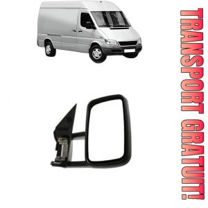 Oglinda Dreapta MERCEDES-BENZ SPRINTER 3-t Van (B903) din 1995 - 2006, Auto, Reglaj manual, Completa