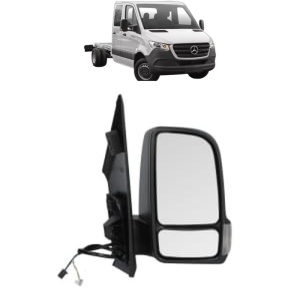 Oglinda Dreapta MERCEDES-BENZ SPRINTER 4-t Platform/Chassis (B907, B910) din 2018 - 2024, Auto, Reglaj electric, Completa - Img 2