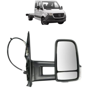 Oglinda Dreapta MERCEDES-BENZ SPRINTER 4-t Platform/Chassis (B907, B910) din 2018 - 2024, Auto, Reglaj electric, Completa - Img 2