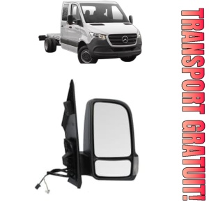 Oglinda Dreapta MERCEDES-BENZ SPRINTER 4-t Platform/Chassis (B907, B910) din 2018 - 2024, Auto, Reglaj electric, Completa