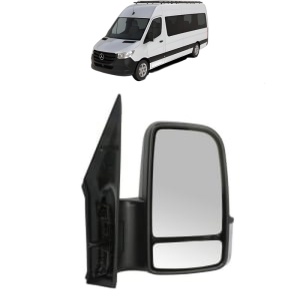 Oglinda Dreapta MERCEDES-BENZ SPRINTER 5-t Bus (B906) din 2009 - 2018, Auto, Reglaj electric, Completa - Img 2