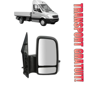 Oglinda Dreapta MERCEDES-BENZ SPRINTER 5-t Platform/Chassis (B906) din 2006 - 2019, Auto, Reglaj manual, Completa