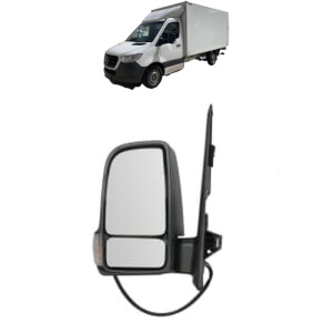 Oglinda Dreapta MERCEDES-BENZ SPRINTER 5-t Platform/Chassis (B907) din 2018 - 2022, Auto, Reglaj electric, Completa - Img 2