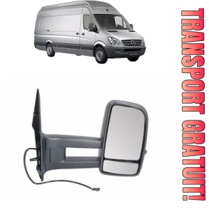 Oglinda Dreapta MERCEDES-BENZ SPRINTER 5-t Van (B906) din 2006 - 2018, Auto, Reglaj manual, Completa