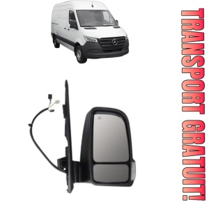 Oglinda Dreapta MERCEDES-BENZ SPRINTER 5-t Van (B907) din 2018 - 2021, Auto, Reglaj electric, Completa