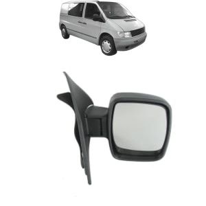 Oglinda Dreapta MERCEDES-BENZ VITO Bus (W638) din 1996 - 2003, Auto, Reglaj manual, Completa - Img 2