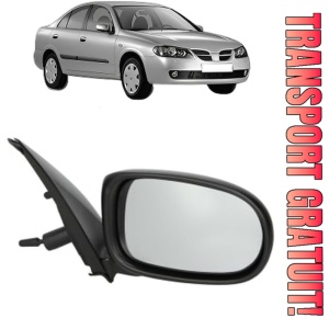 Oglinda Dreapta NISSAN ALMERA II (N16) din 2000 - 2006, Auto, Reglaj mecanic, Completa