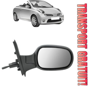 Oglinda Dreapta NISSAN MICRA C+C III (K12) din 2005 - 2010, Auto, Reglaj mecanic, Completa