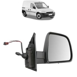 Oglinda Dreapta OPEL COMBO Box Body/MPV din 2001 - 2012, Auto, Reglaj mecanic, Completa - Img 2